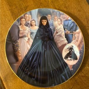 Gone With The Winds Widows Weeds Collectors Plate Bradford Exchange